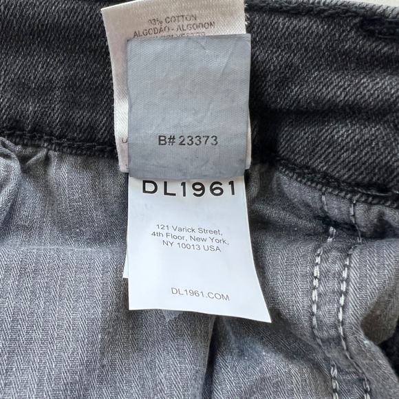 DL1961 "Farrow Skinny" High Rise Intasculpt Ankle Black Jeans - Size - 25 - Picture 12 of 13